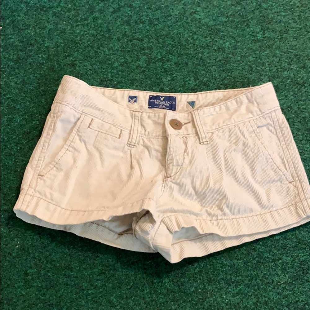 American eagle size 0 cord shorts